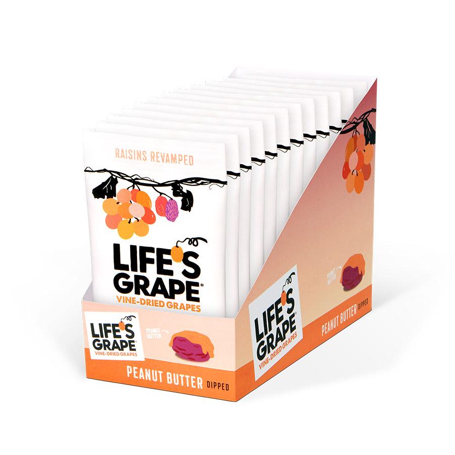 Life’s Grape Peanut Butter Dipped Vine-Dried Grapes
