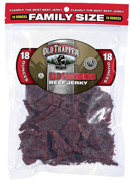 Old Trapper Family-Sized Beef Jerky Bag